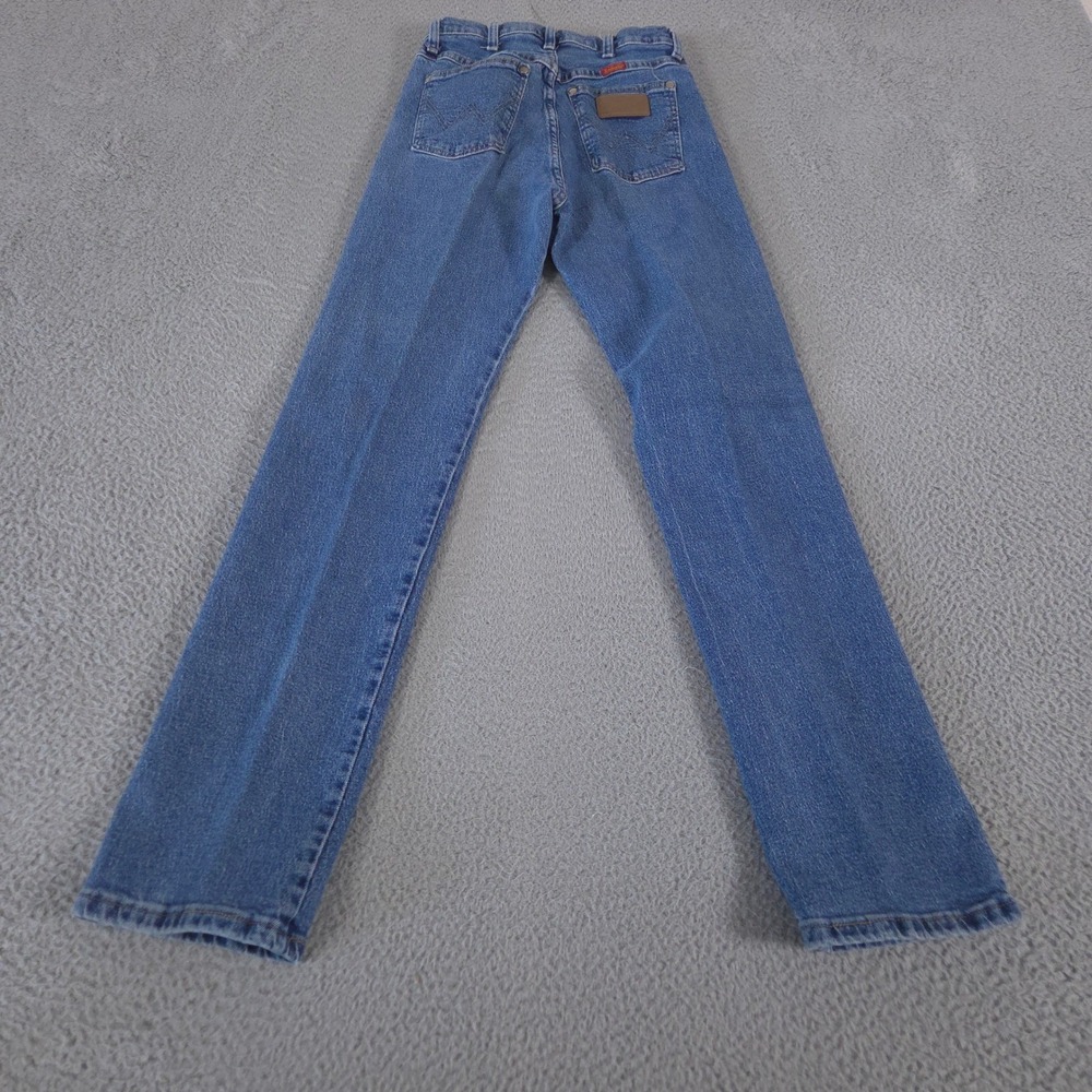 VINTAGE Wrangler Jeans Womens 7x32 Blue Cowboy Cut Slim Fit‎ Straight Leg Denim